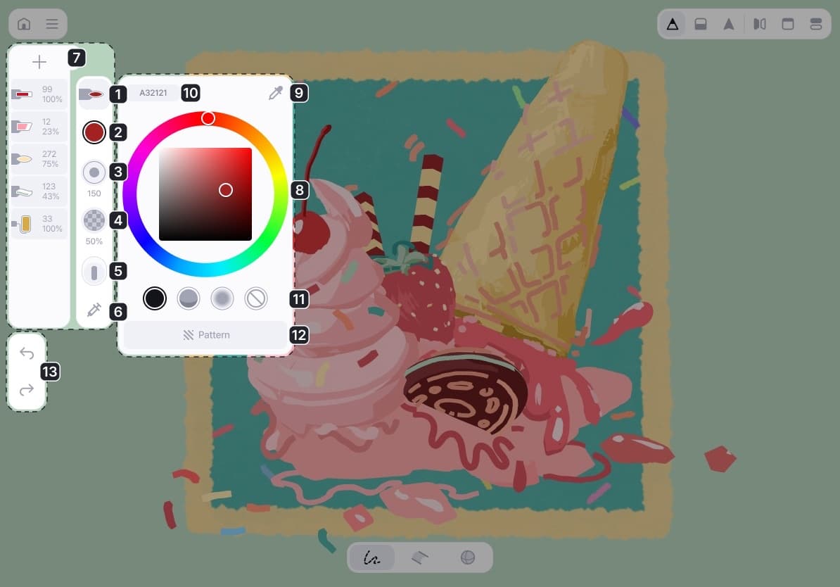 brushlayout